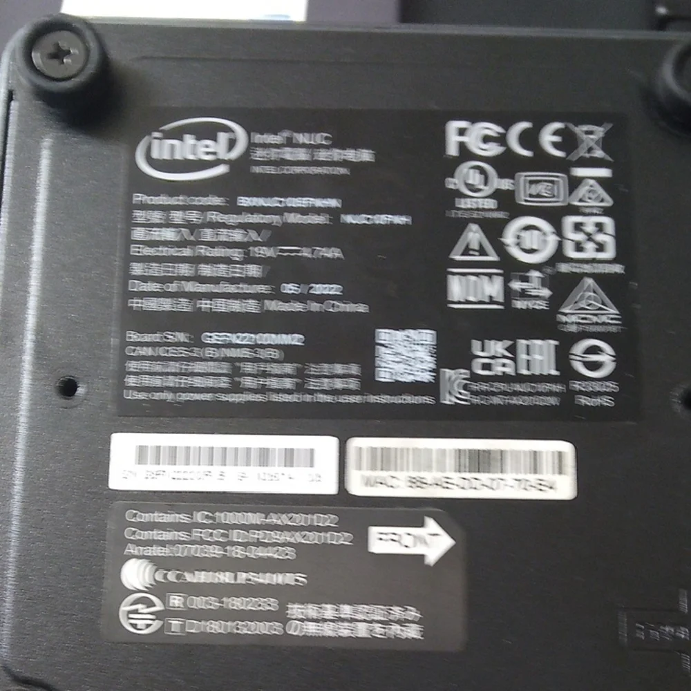 Compact Black Mini PC